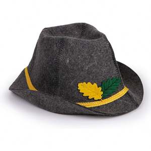 Chapeau de sauna unisexe en laine avec logo brodé 3D personnalisé - Product Image 2