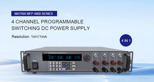 แหล่งจ่ายไฟ DC โปรแกรมได้4แชนเนล2U มาตรฐาน80V 30A 800W สำหรับใช้ในห้องปฏิบัติการและโรงงาน - Product Image 3