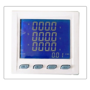 เครื่องวัดพลังงานไฟฟ้าแบบคริสตัลเหลวสามเฟสอเนกประสงค์ พร้อมความแม่นยำ 0.5 ช่วงการวัด 0-9999 - Product Image 2