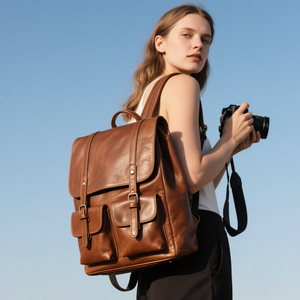 Üretici High End özel profesyonel deri seyahat sırt çantası <span class=keywords><strong>DSLR</strong></span> Lens dişli Video kamera sırt çantası kadınlar için - Product Image 6