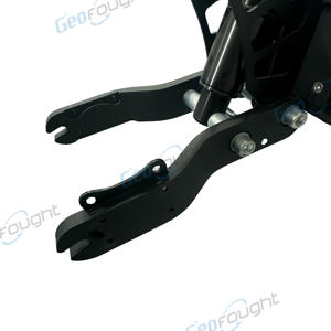 Juego de Suspensión Delantera para Scooter Eléctrico, Horquilla de Aleación de Aluminio Tipo C de 10/11 Pulgadas, Amortiguador de Resorte, Brazo Oscilante - Product Image 2
