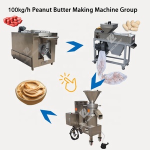 Línea de producción profesional de mantequilla de almendras y cacahuetes, máquina de molienda de Tahini, máquina de pasta de cacao - Product Image 6