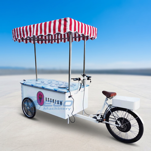 Nouveau camion alimentaire électrique en acier inoxydable couleur personnalisée Park Square pour la vente de glaces, fleurs, vélos et transport spécial - Product Image 1