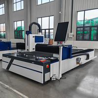 Machine de découpe au laser à fibre directe d'usine, découpeuse automatique de plaques métalliques CNC pour la fabrication industrielle de métaux