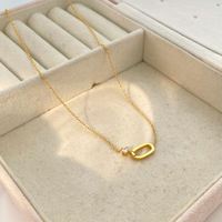 Collier en acier inoxydable argenté pour eau douce, design ajouré, résistant à la transpiration, article de choix des influenceurs professionnels transfrontaliers, cadeau