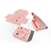 Boîte d'expédition de cadeaux d'Halloween rose de luxe Emballage personnalisable en carton ondulé de 2mm d'épaisseur pour l'envoi de bonbons