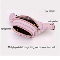 Polyester imperméable sport voyage Jogging sublimation Fanny taille Pack Bumbag impression personnalisée taille sac Bumbag