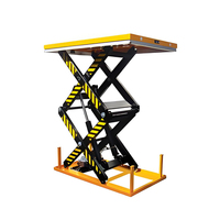 Table élévatrice à ciseaux hydraulique fixe 1000kg 2000kg 1m 2m 3m Taille de plateforme personnalisée pour ligne de production