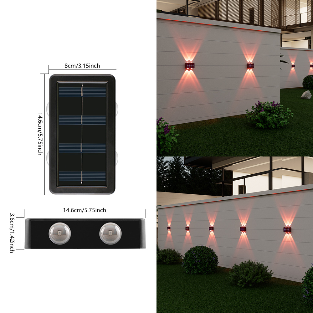 Espejo convexo grande Aa 4led con luz roja.