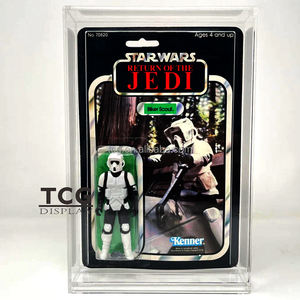 TCG vendita calda chiara custodia in acrilico con protezione anti-UV con Cover Design per Vintage <span class=keywords><strong>Star</strong></span> <span class=keywords><strong>Wars</strong></span> Scout Trooper-Kenner Figure Box - Product Image 1