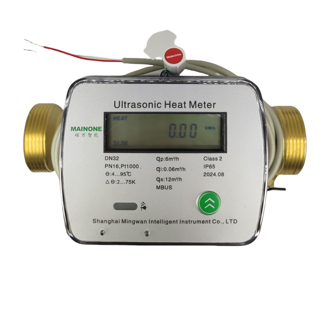 LCD Display Ultrasonic Smart Energy Heat Meter with M-BUS/ RS-485/ Pulse Output/ LoRaWAN DC24V Ultrasonic Heat Meter