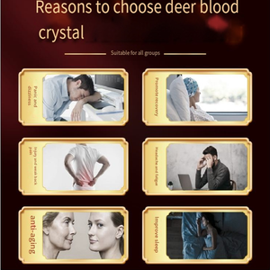 Pó De Cristal Sangue De Veado Saudável Nutrir o Sangue Rins Impotência Suplemento Palpitações Cardíacas Animal Extract Produto - Product Image 5