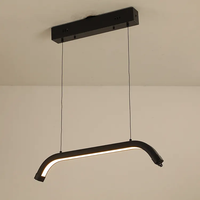 Lampe à tube demi-lune en aluminium 48W à hauteur réglable avec bouton pour ongles de salon de beauté