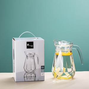 Ensemble de carafes à eau haut de gamme <span class=keywords><strong>en</strong></span> diamant, cinq pièces, pour événements d'inauguration et cadeaux de conférence, usage domestique - Product Image 4