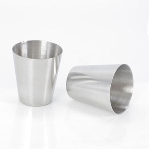 Gobelets en acier inoxydable de 1 oz, verres à shot en métal pour le camping, les voyages, le café, le thé, le whisky, les spiritueux, les articles de bar, cadeau - Product Image 3