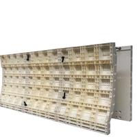 Panneau de coffrage réutilisable en plastique recyclé pour la construction de murs, colonnes et piliers en béton, haute résistance, réglable