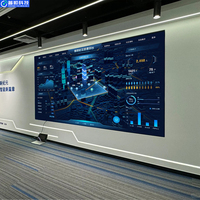 Écran LED fixe intérieur personnalisé, mur vidéo couleur sans soudure pour salle de classe, auditorium, conférence