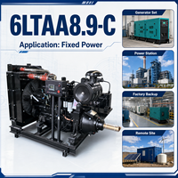Moteur diesel SCDC CUM CUMS 300 ch 4 temps 6LTAA8.9-C300 pour équipement industriel stationnaire et pompe à eau