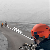 Inveer Headset interkom dupleks lebih dari 1000m, Headset interkom tahan air IPX65 untuk helm Model X1Pro