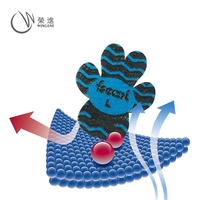 Vente en gros d'autocollants de patte d'animal de compagnie anti-brûlure résistants à la chaleur pour chien Patch protecteur antidérapant et anti-salissure en silicone