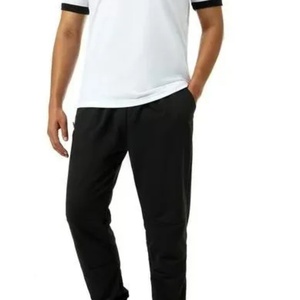 T-shirt semi-zippé contrasté en polyester à manches courtes pour l'été - Product Image 3