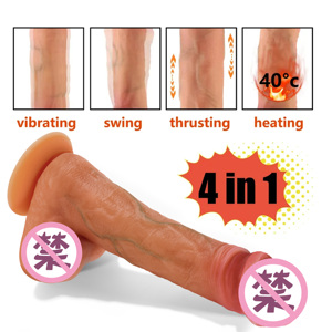 8.2 Inch Thrusting <strong>Dildo</strong> Vibrator Sex Toys - Realistic Huge <strong>Dildo</strong> with <strong>10</strong> Thrusting &amp; Vibrating &amp; Heating Modes,Adult Toys penis - Product Image 2