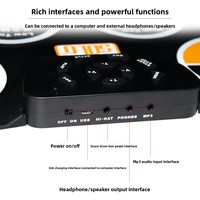 Fabricant de batterie électronique portable en silicone roulée à la main Roll-up Electronic Drum Pad Children Beginners Practice