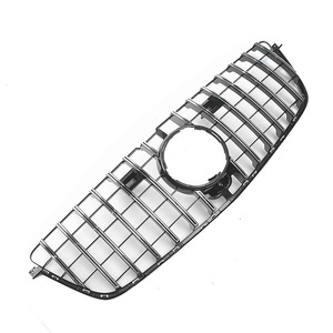 Parrilla Vertical Modificada con Franjas GT, Apta para Modelos <span class=keywords><strong>GL</strong></span> de Alta Gama X166 de 13-15, ABS, Compatible con GL500/550/<span class=keywords><strong>63</strong></span> - Product Image 3