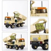 Wange 3511 M142 HIMARS MOC Modèle d'équipement, Ensemble de blocs de construction éducatifs à assembler pour enfants, Jouet décoratif pour garçons, Vente en gros Juguetes