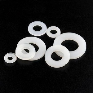 En stock cale ronde en <span class=keywords><strong>plastique</strong></span> noir blanc M3 M4 <span class=keywords><strong>M5</strong></span> M6 M8 M10 <span class=keywords><strong>rondelle</strong></span> plate en nylon DIN125 - Product Image 2