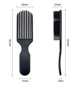 Brosse démêlante personnalisée en gros, peigne de massage du cuir chevelu, brosse coiffante en silicone, peigne doux pour massage de la tête - Product Image 2