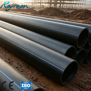 PE100 HDPE 管道 16-1800mm 高压柔性管，使用寿命超过 50 年，适用于供水 - Product Image 1