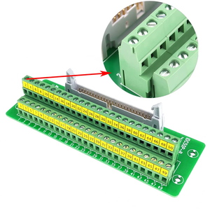Molence IDC50 2x25 Pins 0,1 Zoll Steckverbinder-Breakout-Board, C45 DIN-Schienen-Montage-Klemmenblock-Steckverbinder für SPS-Mikrocontroller - Product Image 4