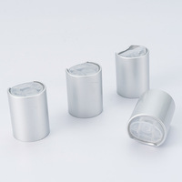 Bouchon disque en aluminium électroplaqué à pression 24/410 28/415 pour flacon de lotion cosmétique 200 ml avec filetage UV