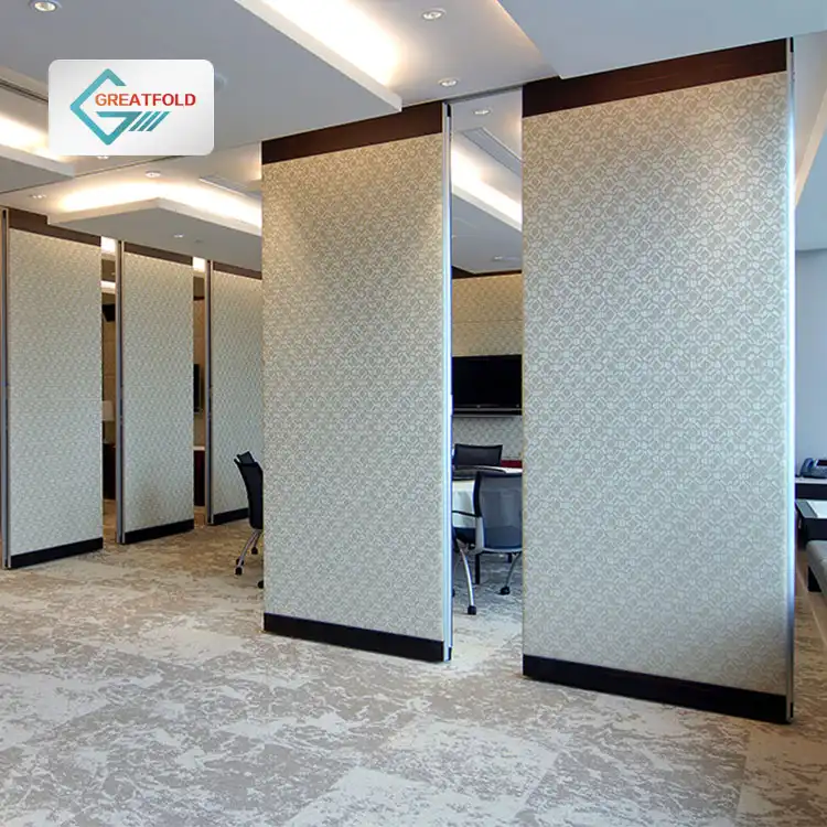 Sistemi di parete operabili per ufficio mobile pieghevole acustico pieghevole scorrevole insonorizzato per sala riunioni