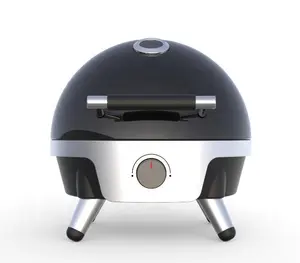 Barbecue en acier inoxydable, design moderne, couleur, portable, rond, four à pizza, grill au gaz