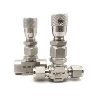 Valve de dosage manuelle de précision à micro-régulation en acier inoxydable pour réglage fin