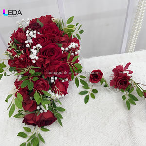 Bouquets de mariée artificiels de luxe, corsages pour décorations de mariage, bouquets de mariée artificiels - Product Image 2