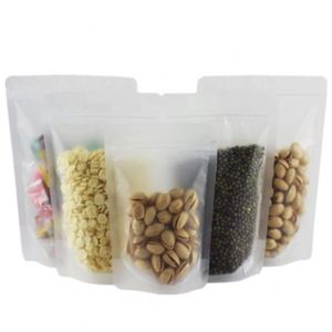 Bolsas de Fondo Plano con Cierre Hermético para Café, Fáciles de Abrir, 24x30cm, Paquete Promocional - Product Image 1
