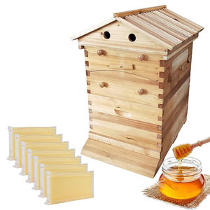 2 परत बीहीव्स बॉक्स घर ब्रोड बॉक्स 7x शहद फ्रेम कंघी + कुंजी - Product Image 1