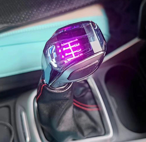 OEM/ODMカスタムカーギアノブユニバーサルシフトノブLEDロゴデザイントヨタVW Bmw Audi Ford用 - Product Image 4