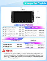 Lecteur DVD de voiture 7009Q9Max, prix d'usine, lecteur multimédia de voiture avec prise en charge BT et USB, navigation pour GMC
