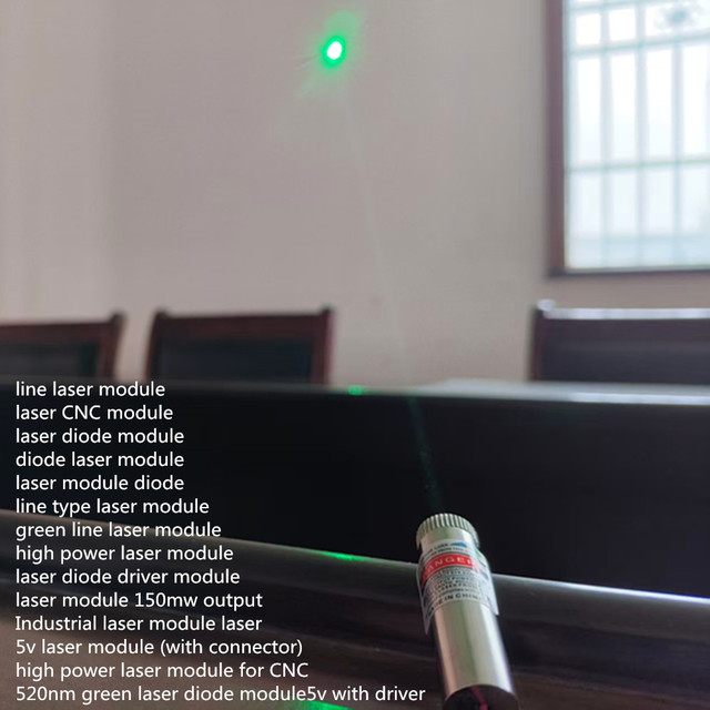 XPL-M520G800 800mw Green DC6.0V 520nm New Industrial Laser Diode Module with 1 Year Warranty 0.02kg for CNC
