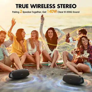 Groothandel W-KING X10 Draagbare Bluetooth Camping Draadloze Speaker Waterdicht Ipx6 Met Optionele Draadloze Microfoon