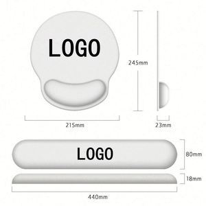 Gel <b>Rest</b> Mouse Pad-Ergonomic Office Mousepad With <b>Wrist</b> Support Non-Slip Design Desk Accessories Mat Promotion Gifts - Product Image 1