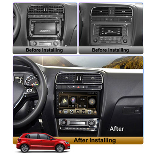Lettore DVD per Auto da 9'' per VW <span class=keywords><strong>Polo</strong></span> 2008-2015, Console Centrale Android con GPS, Navigazione Auto / Smart Bluetooth CarPlay - Product Image 2