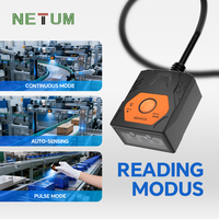 Lecteur de codes-barres 2D intégré NETUM NT430 à montage fixe, code DM 1D, capteur CMOS USB, prend en charge la lecture automatique/induction, en stock
