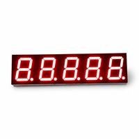 Ultra Bright 0.39 Inch 5 Digits Red 7 Segment Led Display Digital Tube Common Cathode Anode 3591as for Arduino Diy Project