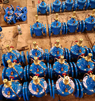 Vanne hydraulique de contrôle de débit d'eau électrique électrovanne 600X