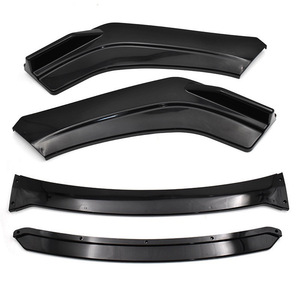 Kit de séparateur avant universel à quatre sections, finition mate, pour l'installation de kits de carrosserie automobile avec vis ou ruban adhésif - Product Image 4